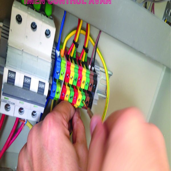 The operation of setting up and running the electrical panel